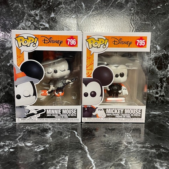Funko Other - Funko Pop Spooky Mickey Mouse Halloween Disney Dracula #795 Witch Minnie #796